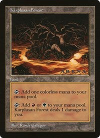 Karplusan Forest (Oversized) [Oversize Cards] | All Aboard Games
