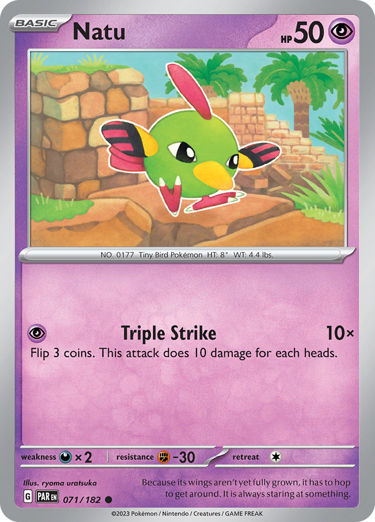 Natu (071/182) [Scarlet & Violet: Paradox Rift] | All Aboard Games