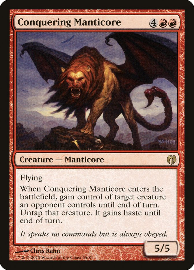 Conquering Manticore [Duel Decks: Heroes vs. Monsters] | All Aboard Games