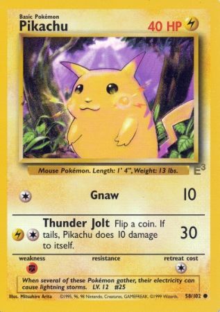 Pikachu (58/102) (E3 Stamped Promo) [Miscellaneous Cards] | All Aboard Games