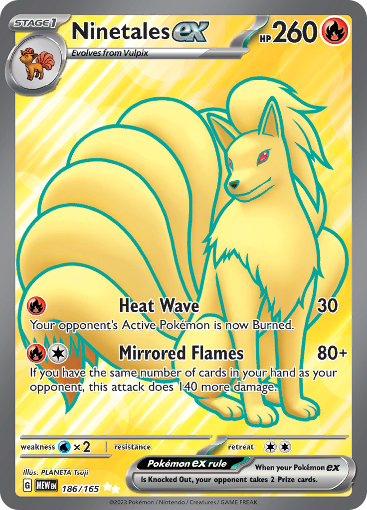 Ninetales ex (186/165) [Scarlet & Violet: 151] | All Aboard Games