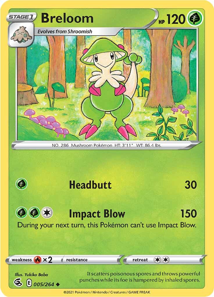 Breloom (005/264) [Sword & Shield: Fusion Strike] | All Aboard Games