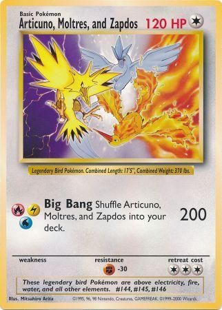 Articuno, Moltres, and Zapdos (Jumbo Card) [Miscellaneous Cards] | All Aboard Games
