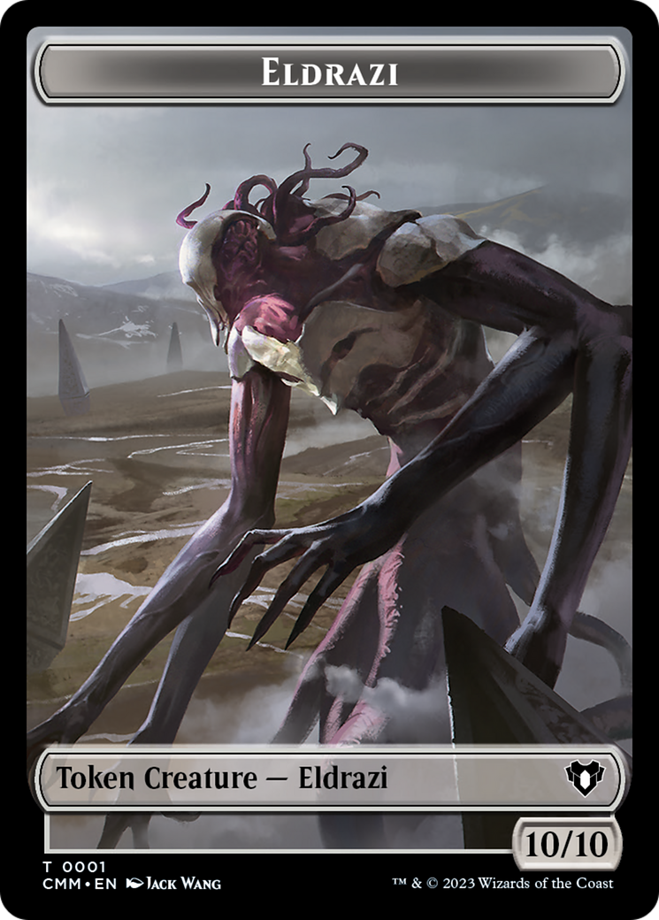 Eldrazi Spawn // Rat Double-Sided Token [Commander Masters Tokens] | All Aboard Games