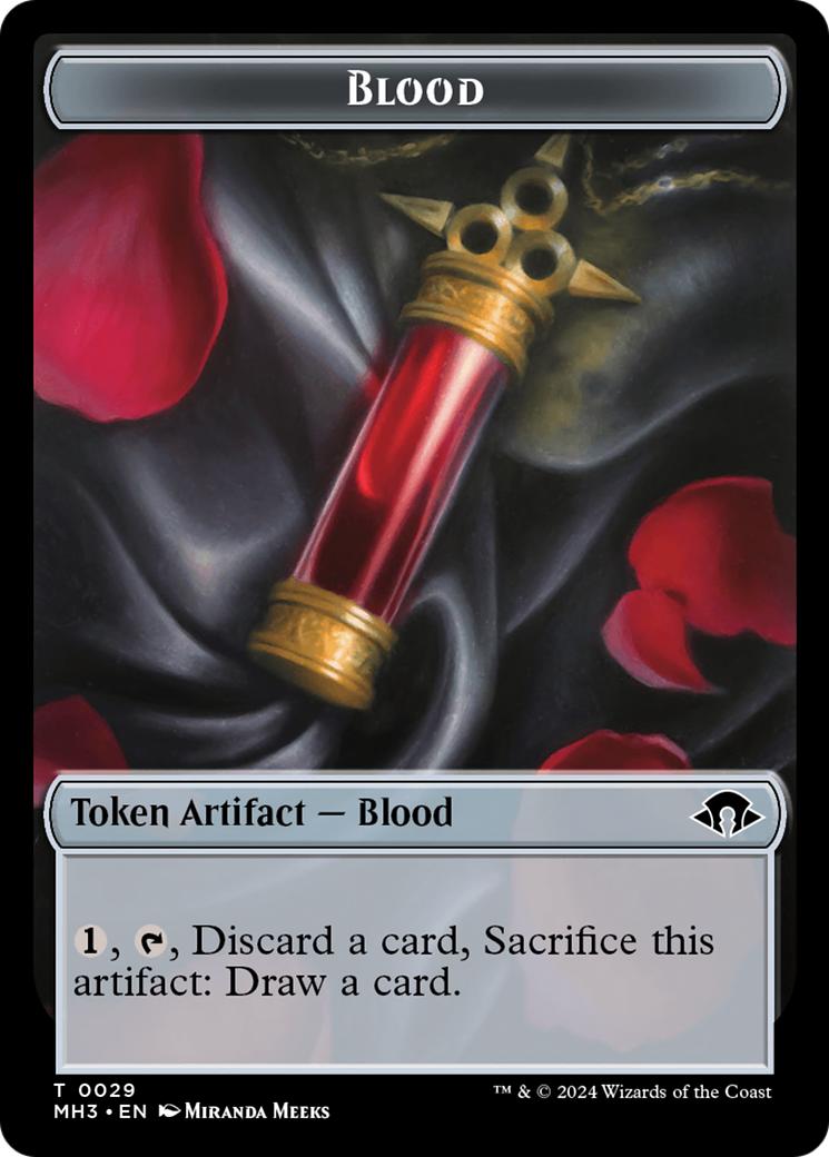 Blood // Energy Reserve Double-Sided Token [Modern Horizons 3 Tokens] | All Aboard Games