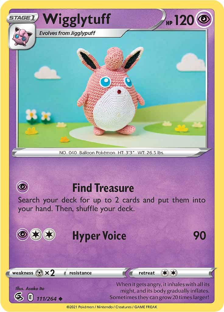 Wigglytuff (111/264) [Sword & Shield: Fusion Strike] | All Aboard Games