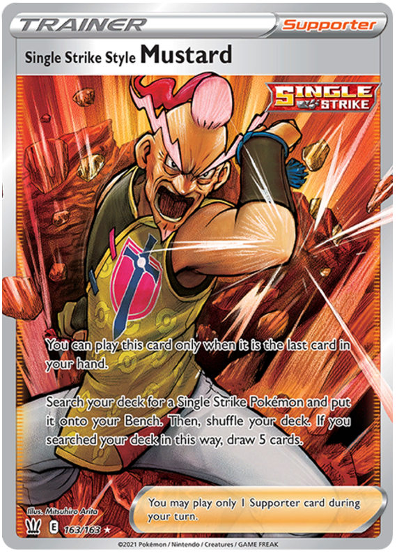 Single Strike Style Mustard (163/163) [Sword & Shield: Battle Styles] | All Aboard Games