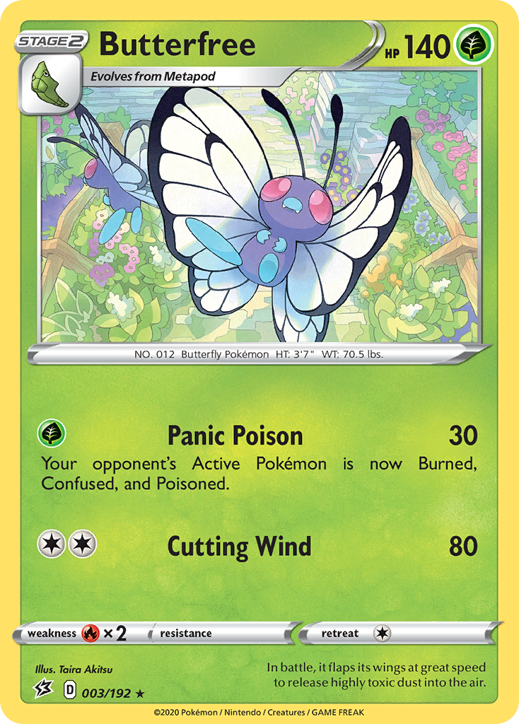 Butterfree (003/192) [Sword & Shield: Rebel Clash] | All Aboard Games