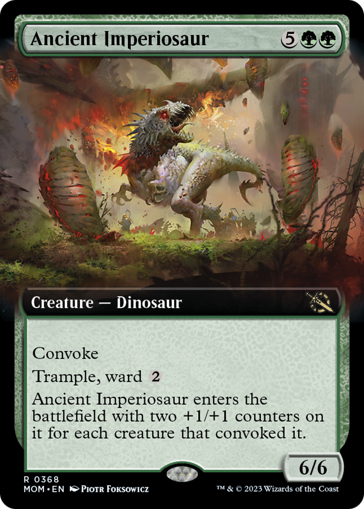 Ancient Imperiosaur (Extended Art) [March of the Machine] | All Aboard Games