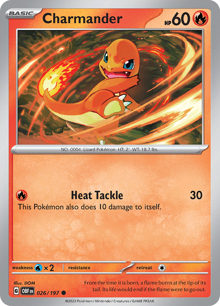 Charmander (026/197) [Scarlet & Violet: Obsidian Flames] | All Aboard Games