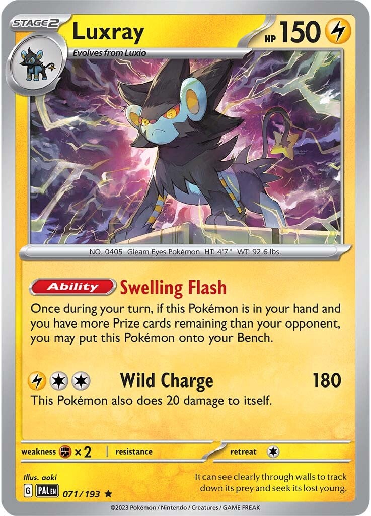 Luxray (071/193) [Scarlet & Violet: Paldea Evolved] | All Aboard Games