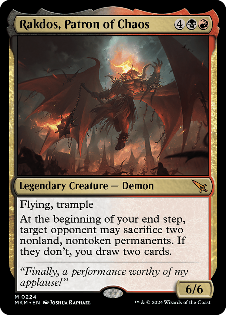Rakdos, Patron of Chaos [Murders at Karlov Manor] | All Aboard Games