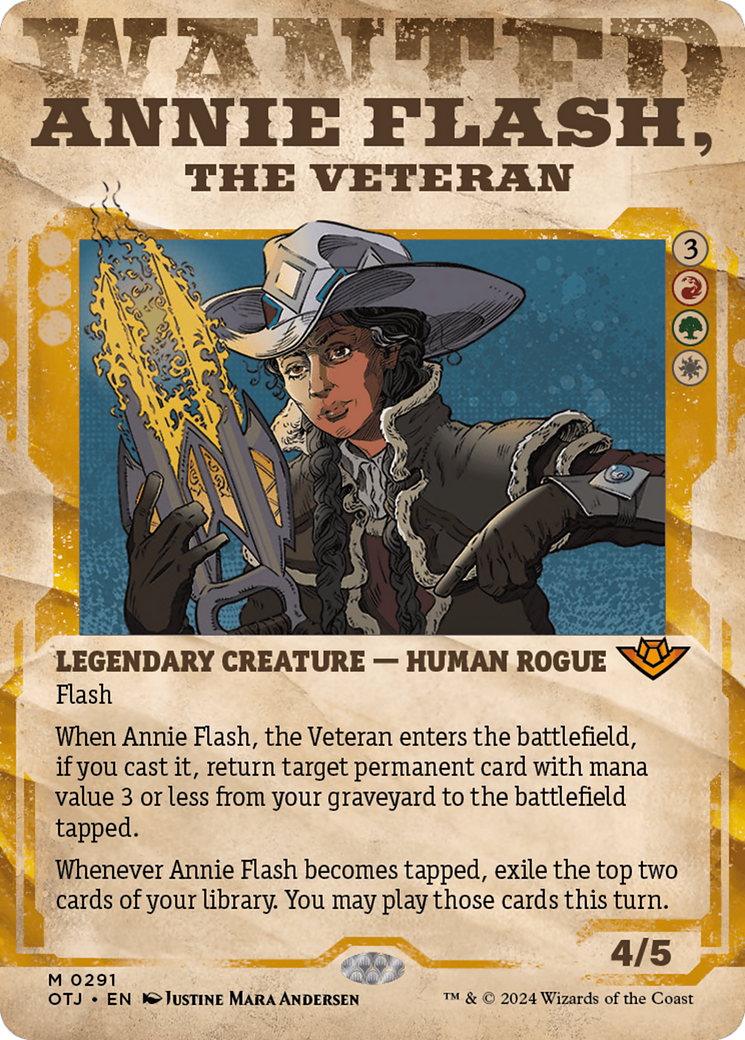 Annie Flash, the Veteran (Showcase) [Outlaws of Thunder Junction] | All Aboard Games