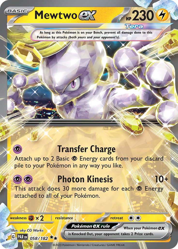 Mewtwo ex (058/182) [Scarlet & Violet: Paradox Rift] | All Aboard Games