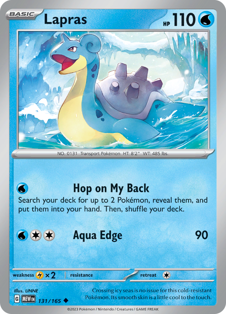 Lapras (131/165) [Scarlet & Violet: 151] | All Aboard Games