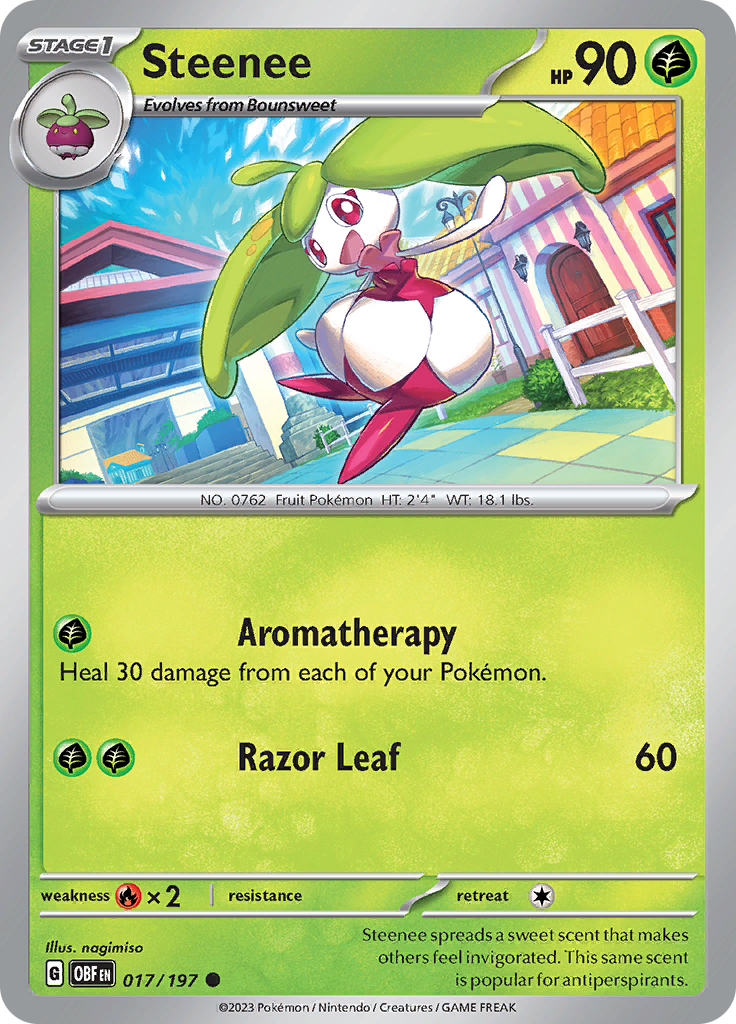 Steenee (017/197) [Scarlet & Violet: Obsidian Flames] | All Aboard Games