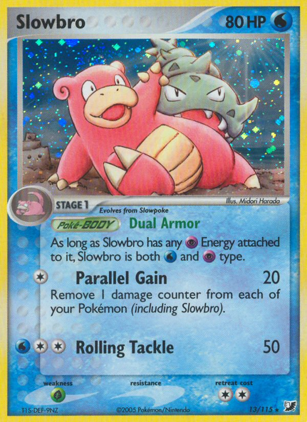 Slowbro (13/115) [EX: Unseen Forces] | All Aboard Games