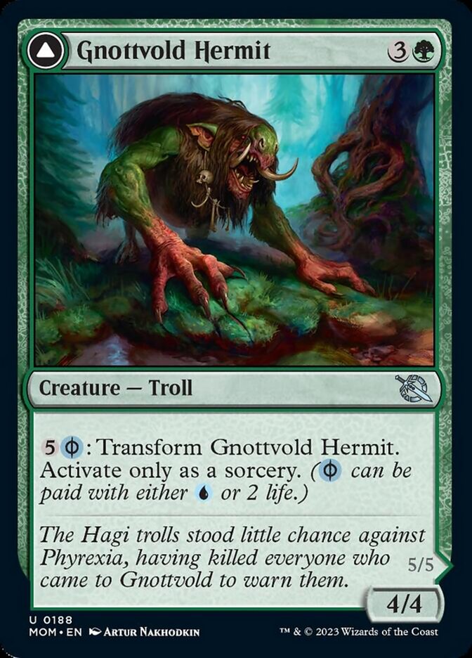 Gnottvold Hermit // Chrome Host Hulk [March of the Machine] | All Aboard Games