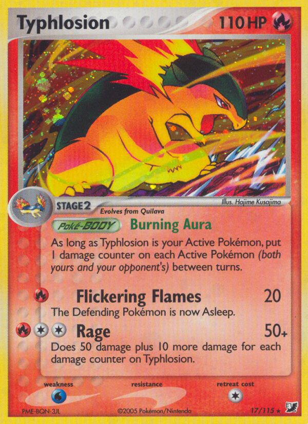 Typhlosion (17/115) [EX: Unseen Forces] | All Aboard Games