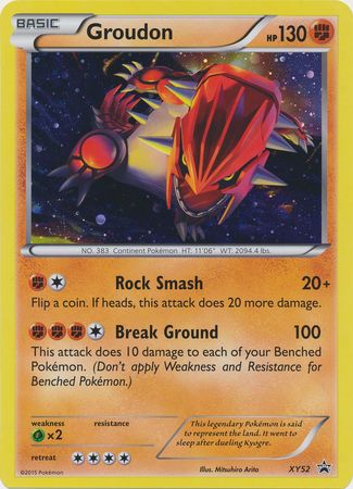 Groudon (XY52) (Jumbo Card) [XY: Black Star Promos] | All Aboard Games