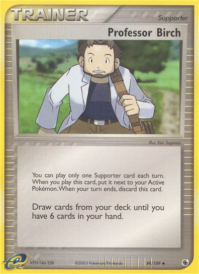 Professor Birch (89/109) [EX: Ruby & Sapphire] | All Aboard Games