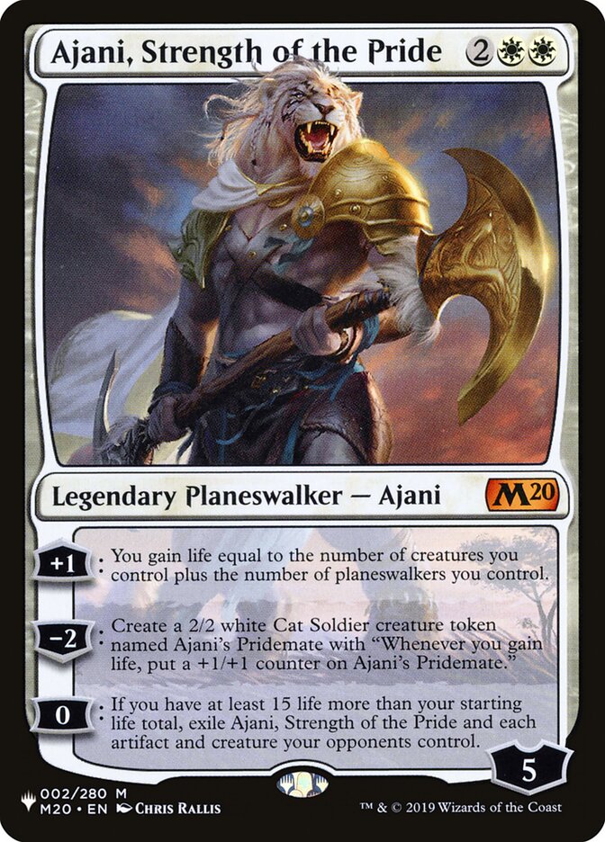 Ajani, Strength of the Pride [The List] | All Aboard Games