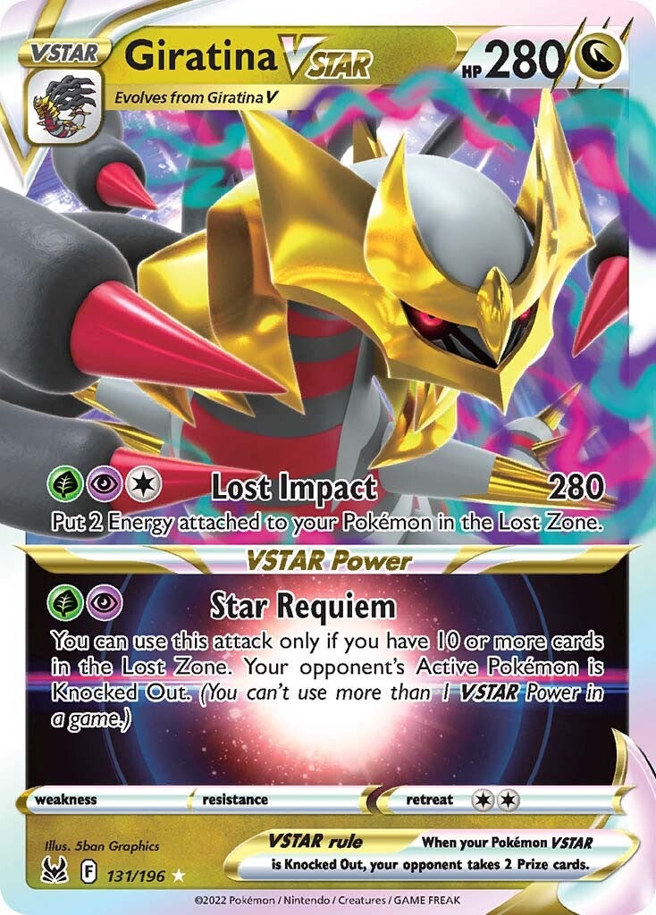 Giratina VSTAR (131/196) (Jumbo Card) [Sword & Shield: Lost Origin] | All Aboard Games