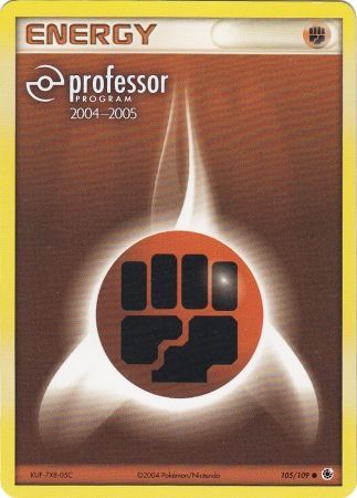 Fighting Energy (105/109) (2004 2005) [Professor Program Promos] | All Aboard Games
