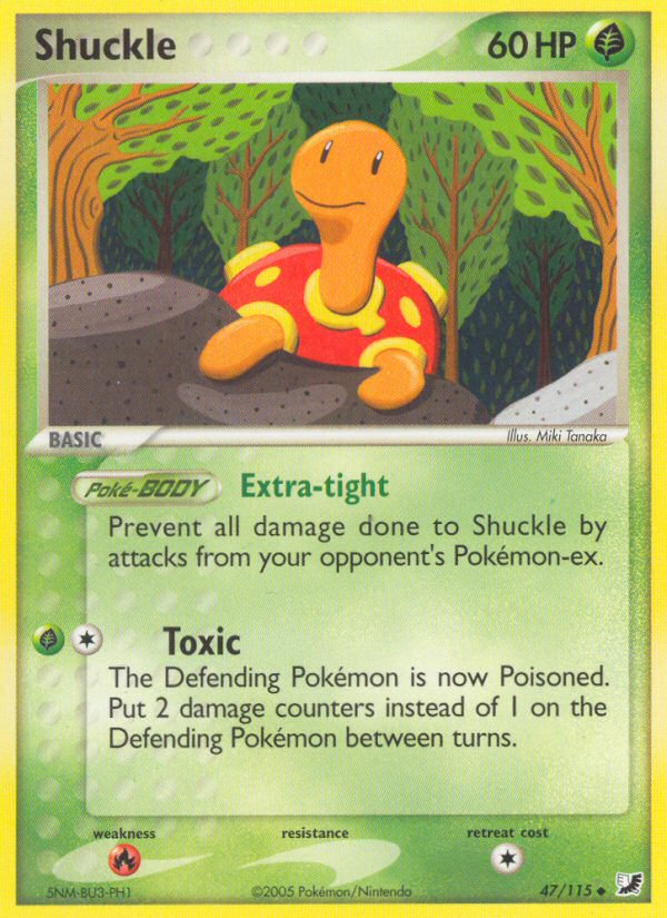 Shuckle (47/115) [EX: Unseen Forces] | All Aboard Games