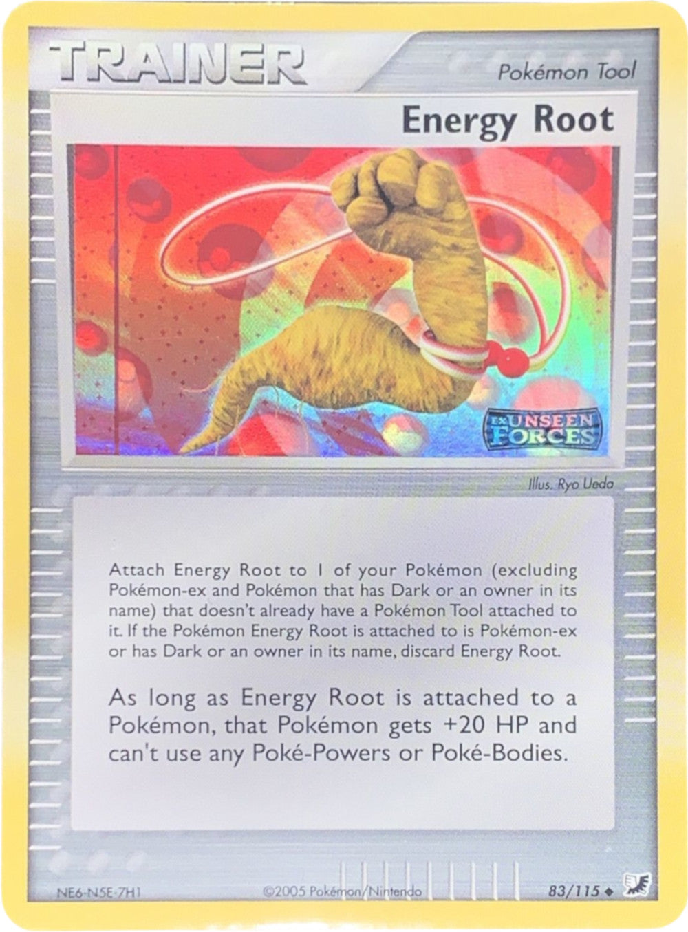 Energy Root (83/115) (Stamped) [EX: Unseen Forces] | All Aboard Games