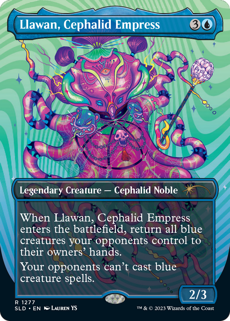 Llawan, Cephalid Empress (Borderless) [Secret Lair Drop Series] | All Aboard Games