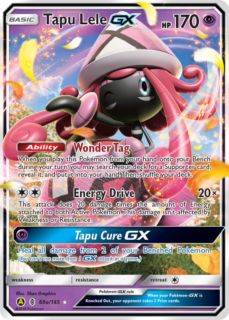 Tapu Lele GX (60a/145) [Alternate Art Promos] | All Aboard Games