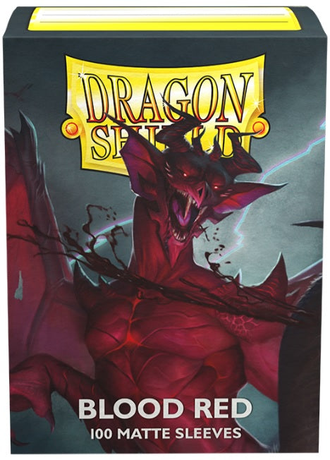 Sleeves - Dragon Shield Matte: Red | All Aboard Games