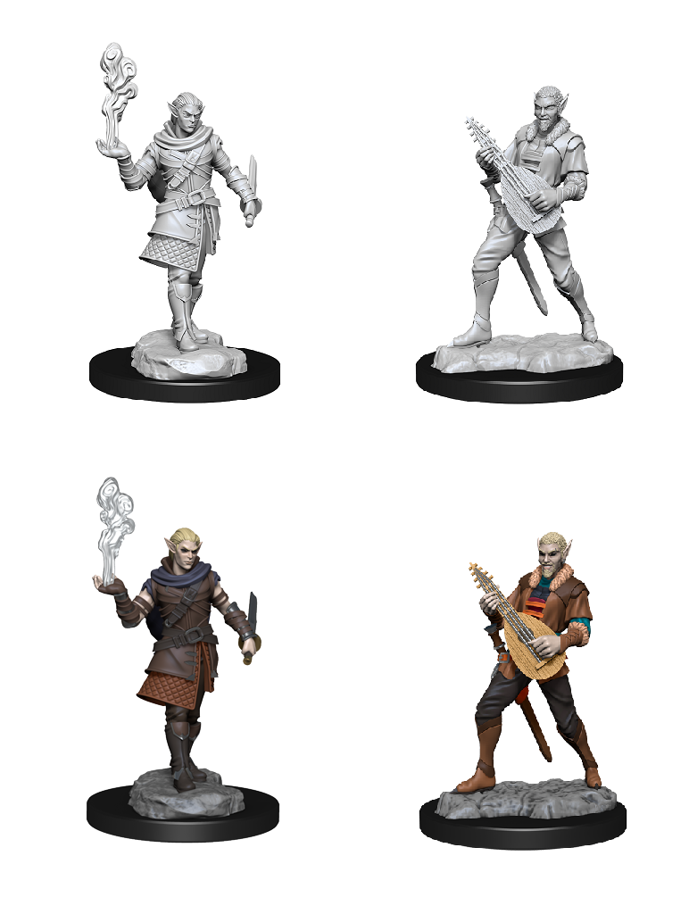 D&D - Critical Role Minatures: Pallid Elf Rogue and Bard | All Aboard Games