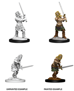 D&D - Deep Cuts Minatures: Male Human Barbarian | All Aboard Games