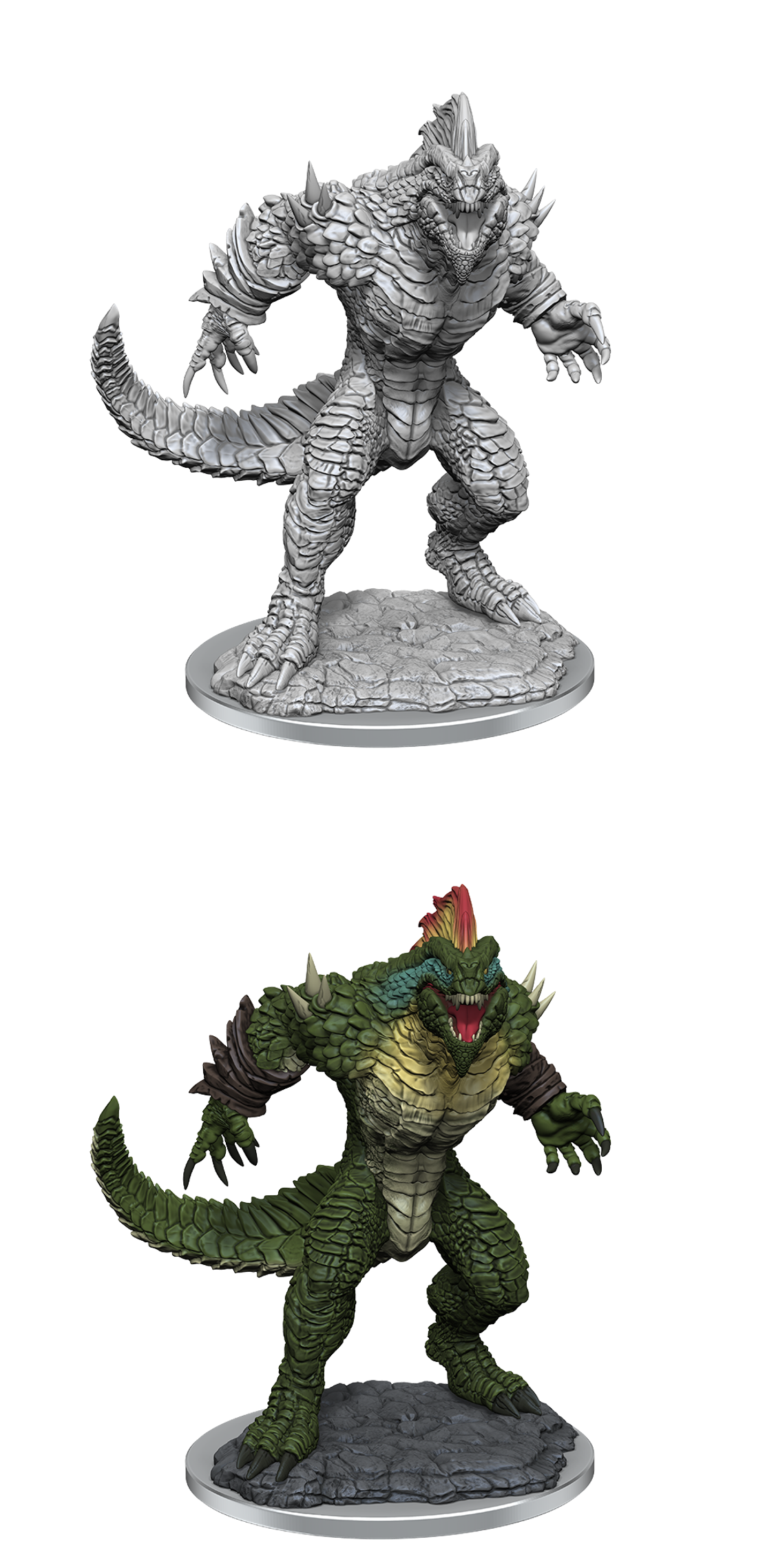 D&D - Nolzur's Marvelous Minatures: Lizardfolk Render | All Aboard Games