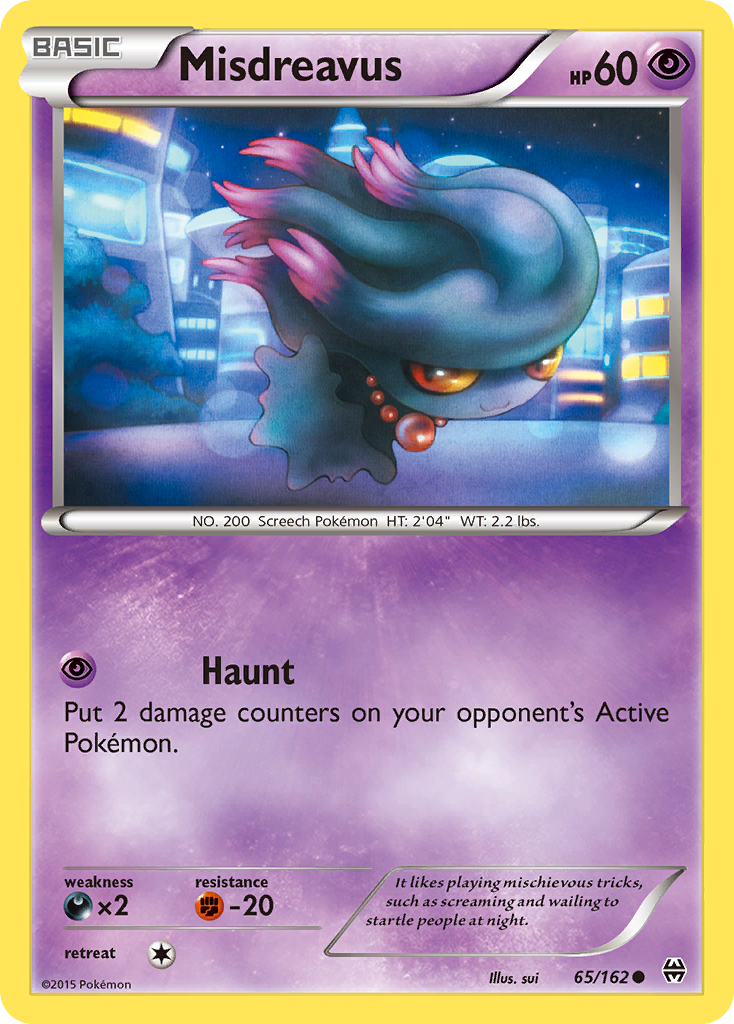 Misdreavus (65/162) [XY: BREAKthrough] | All Aboard Games