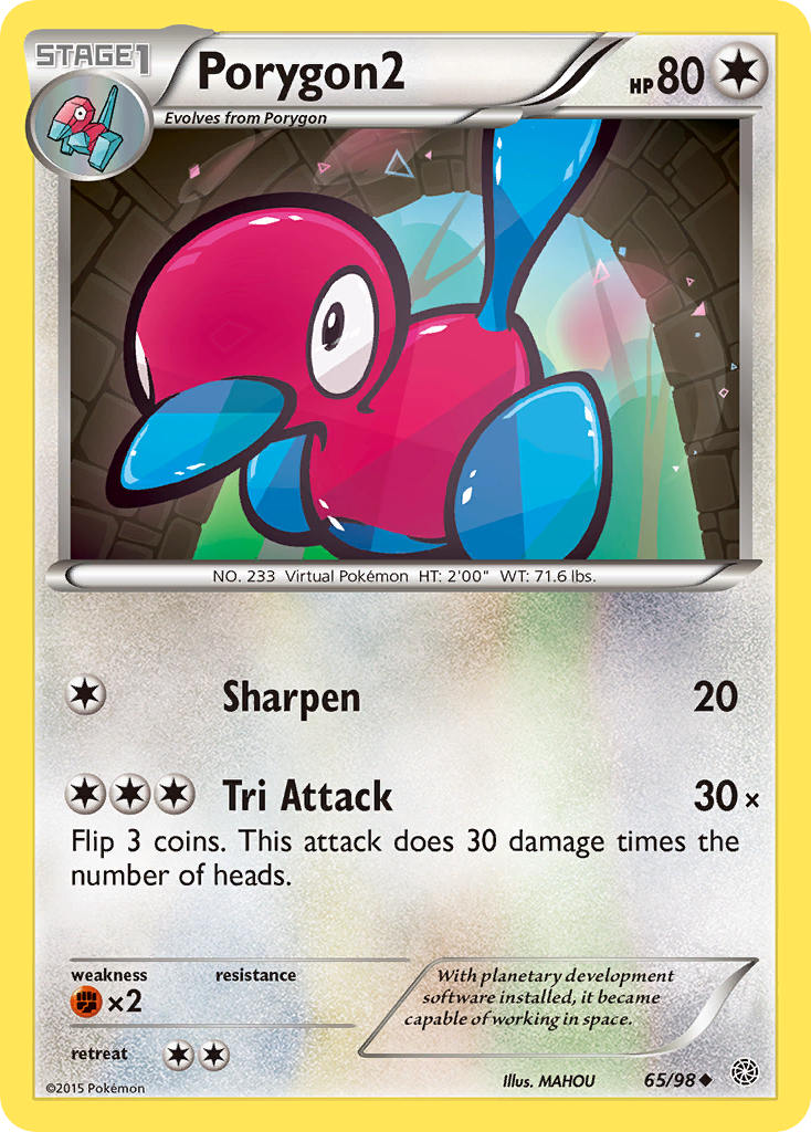 Porygon2 (65/98) [XY: Ancient Origins] | All Aboard Games