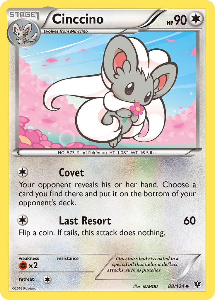 Cinccino (88/124) [XY: Fates Collide] | All Aboard Games