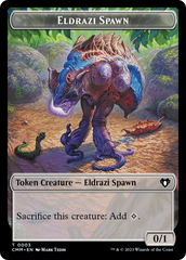 Eldrazi Spawn // Satyr Double-Sided Token [Commander Masters Tokens] | All Aboard Games
