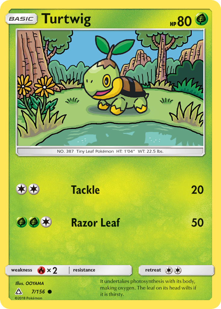 Turtwig (7/156) [Sun & Moon: Ultra Prism] | All Aboard Games