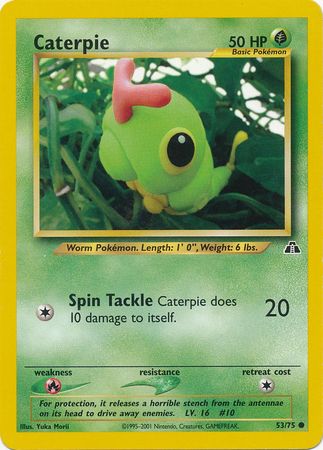 Caterpie (53/75) [Neo Discovery Unlimited] | All Aboard Games
