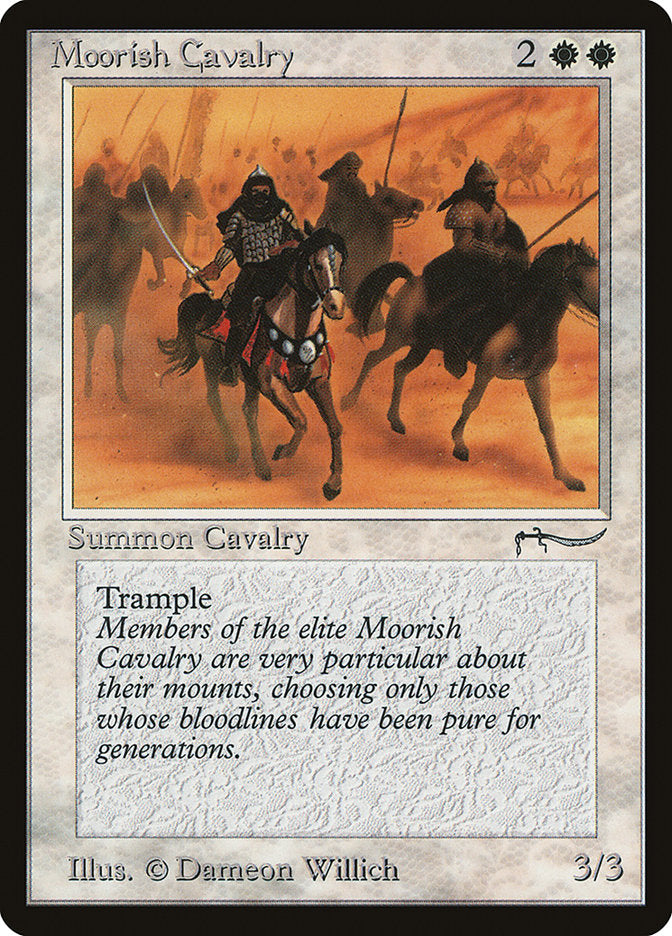 Moorish Cavalry (Light Mana Cost) [Arabian Nights] | All Aboard Games