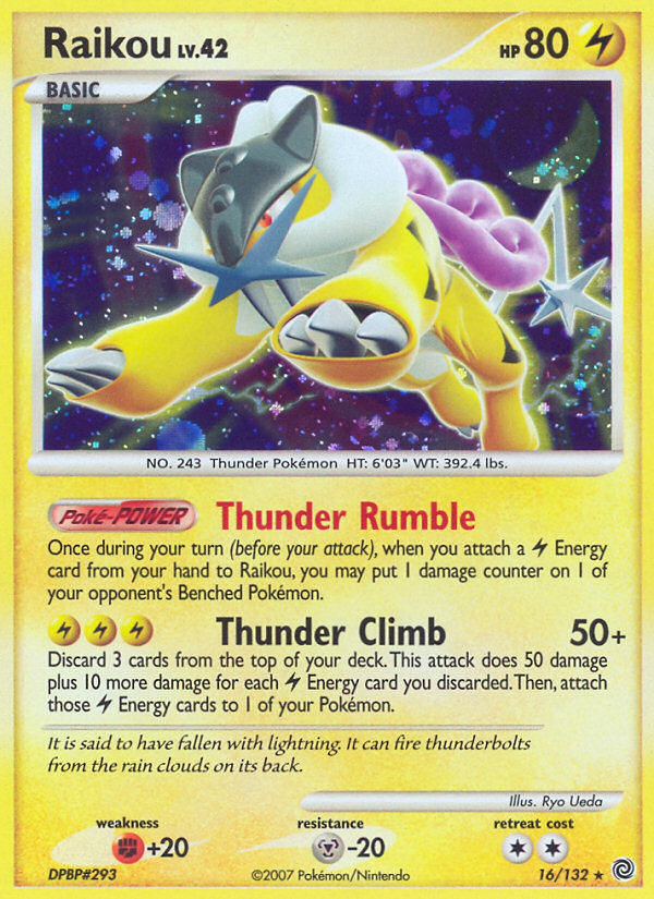 Raikou (16/132) [Diamond & Pearl: Secret Wonders] | All Aboard Games