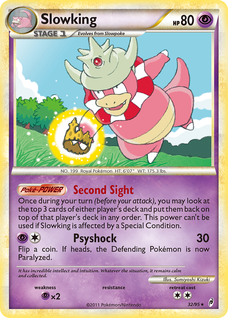Slowking (32/95) [HeartGold & SoulSilver: Call of Legends] | All Aboard Games