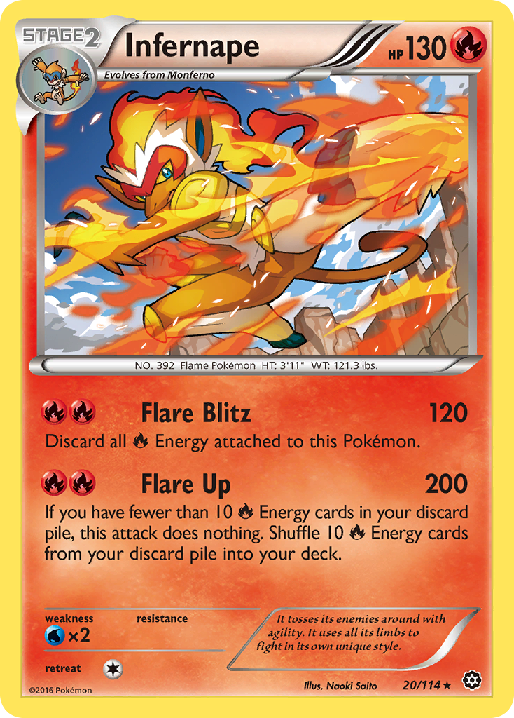 Infernape (20/114) [XY: Steam Siege] | All Aboard Games