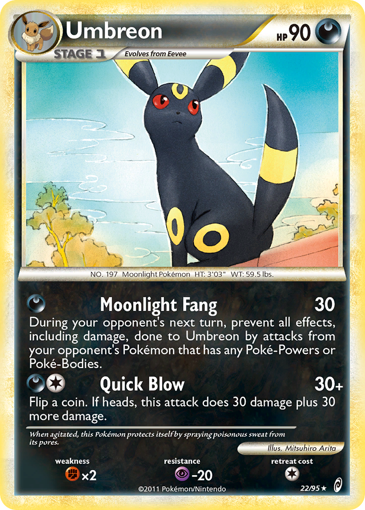 Umbreon (22/95) [HeartGold & SoulSilver: Call of Legends] | All Aboard Games