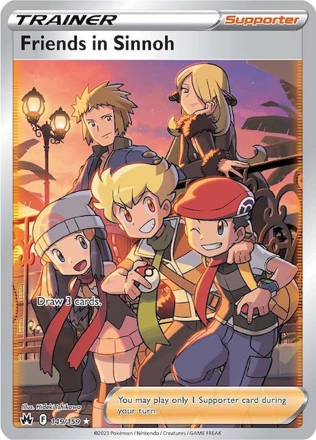 Friends in Sinnoh (149/159) (Full Art) [Sword & Shield: Crown Zenith] | All Aboard Games