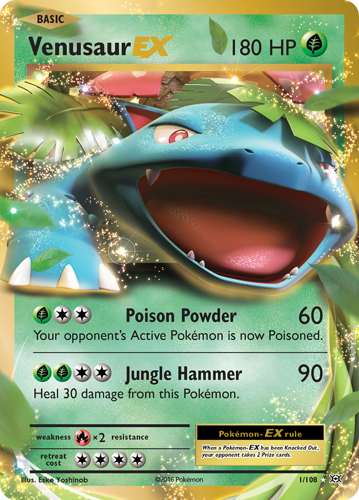 Venusaur EX (1/108) [XY: Evolutions] | All Aboard Games