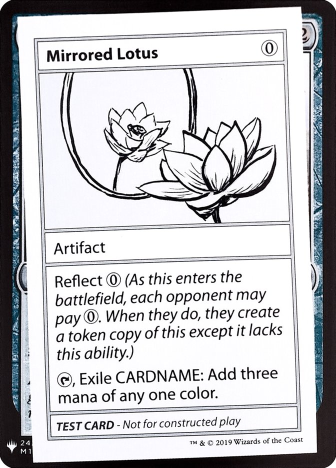 Mirrored Lotus [Mystery Booster Playtest Cards] | All Aboard Games